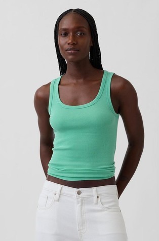 Ženska rebrasta majica bez rukava