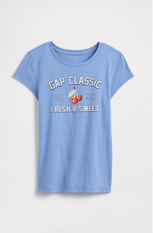 Majica kratkih rukava s printom za djevojčice