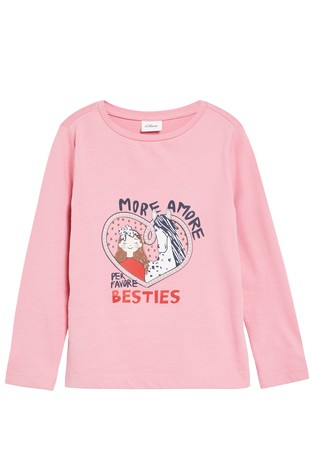 Long-sleeved T-shirt with  sequins