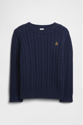 Pleten pamučni pulover za djecu dječake