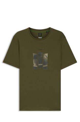 Porsche x BOSS mercerised-cotton T-shirt