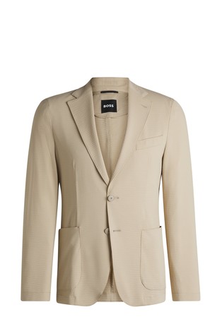 Slim fit sako od rastezljive teksturirane tkanine