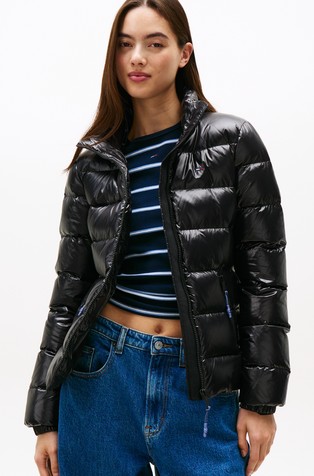 Slim fit vodoodbojna prošivena jakna punjena paperjem