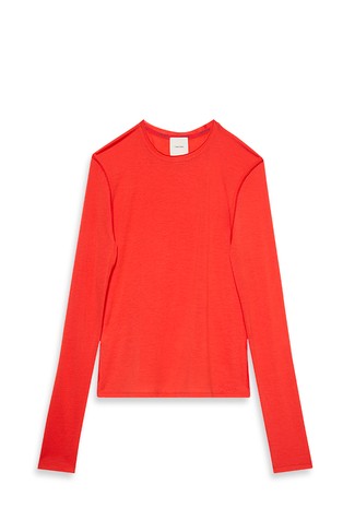 Poluprozirna majica s obrnutim šavovima