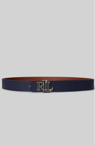 Logo Reversible Leather Belt