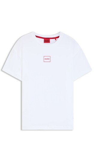 Relaxed fit pamučna majica s logotipom