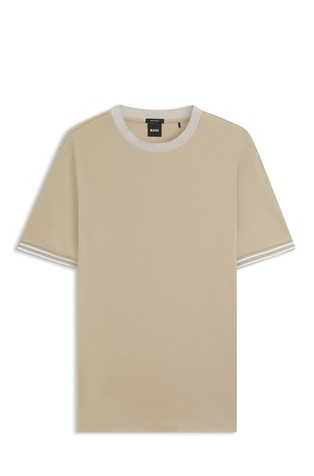 Mercerised-cotton slim-fit T-shirt