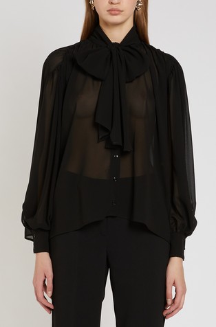 Art. 365 Selected By Gabrielle Caunesil crepe georgette tie-up blouse