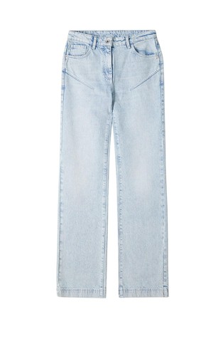 Straight fit pamučne jeans hlače