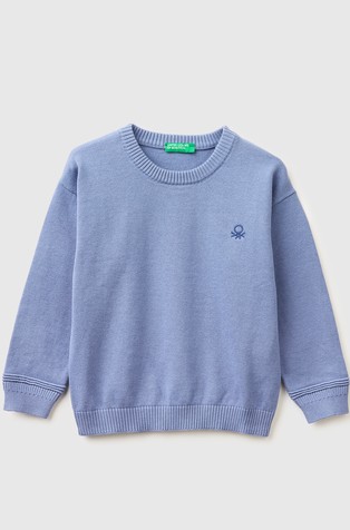 Organic cotton crew neck sweater