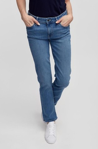 Mide Rise Straight Leg Jean