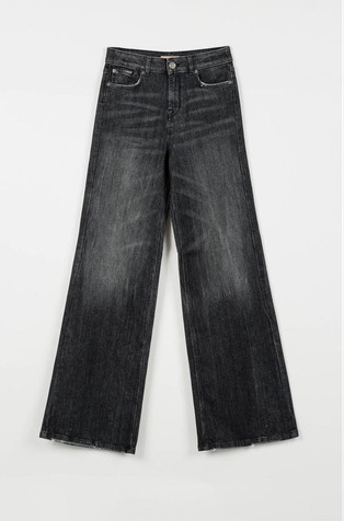 Regular fit jeans hlače sa širokim nogavicama