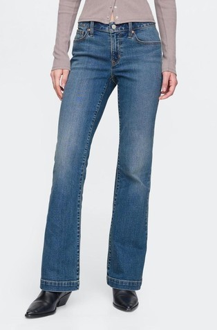 Ženske Long & Lean jeans hlače s niskim strukom