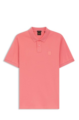 Slim fit polo majica od rastezljivog pamuka s logo našivkom