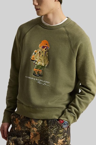 Polo Bear relaxed fit pulover od mješavine pamuka