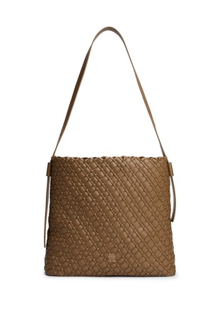Monogram Braided Hobo Bag