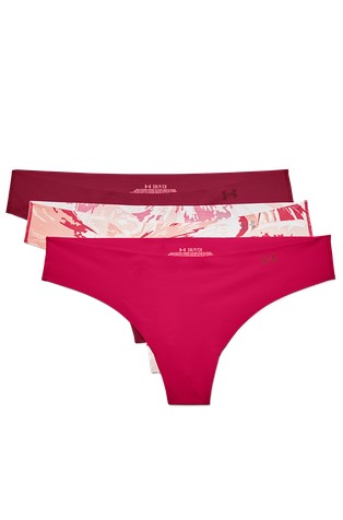UA Pure Stretch Thong 3-Pack Printed