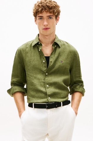 Regular Fit Linen Shirt