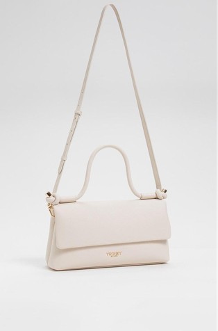 Faux-leather crossbody bag