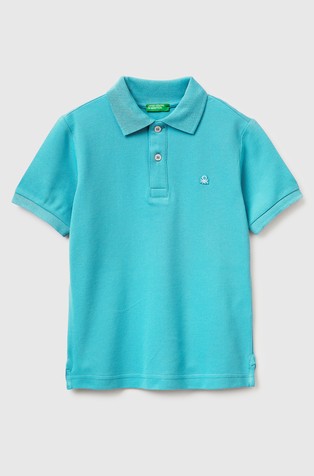 Slim fit polo in organic cotton