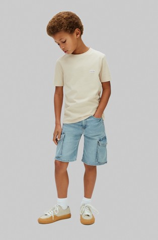 Cargo Denim Shorts