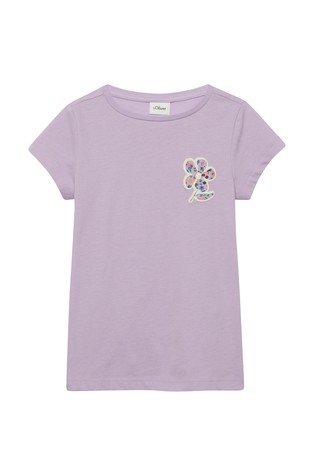 T-shirt with a-shape print