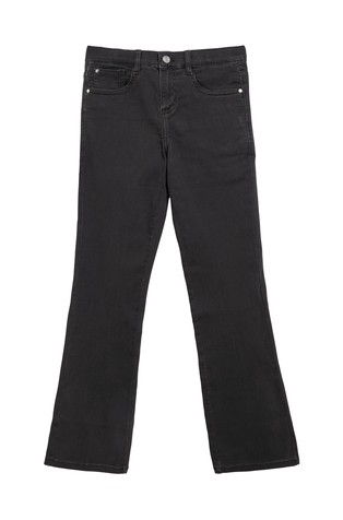 Jeans hlače s visokim strukom i zvonastim nogavicama