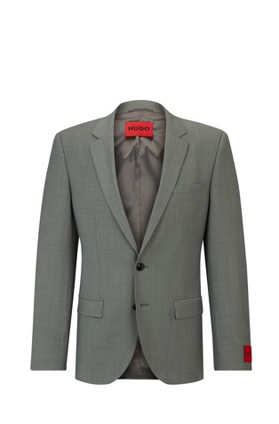 Slim fit sako od rastezljive mješavine vune