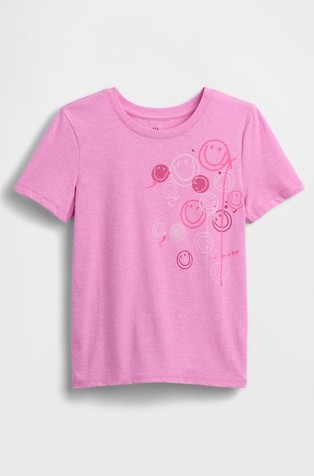 Majica kratkih rukava s printom za djevojčice