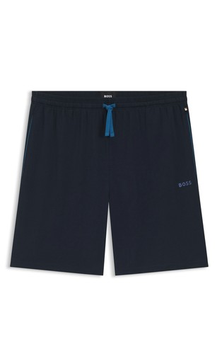 Pamučne kratke hlače s vezicom i izvezenim logotipom