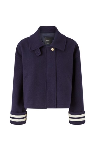 Kratka jakna od mješavine vune