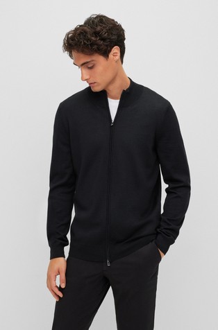 Regular fit pleten pulover od djevičanske vune