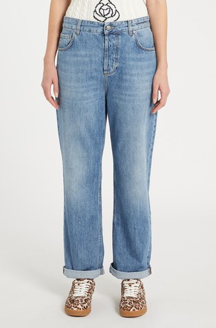 Relaxed fit jeans hlače