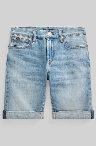 Sullivan slim fit elastične denim kratke hlače