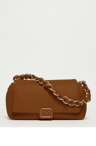 Medium bag with wowen handle