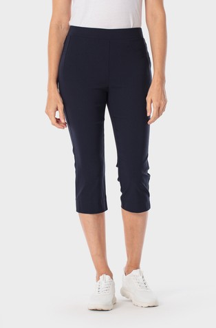 Capri hlače od rastezljive mješavine viskoze
