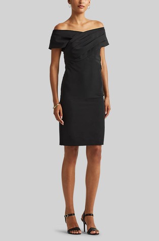 Cocktail haljina s otkrivenim ramenima