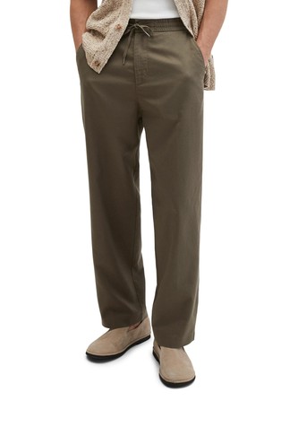 Loose fit chinos in TENCEL™ Lyocell-blend