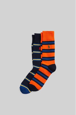 Paket od 2 para prugastih čarapa