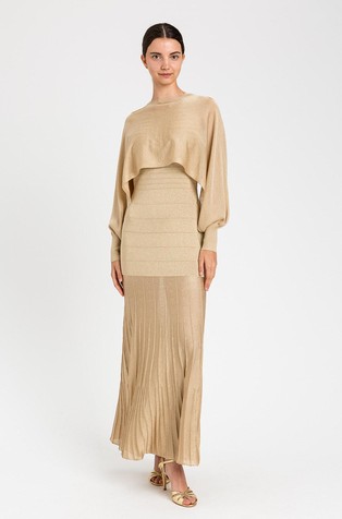 Cropped pleten pulover sa svjetlucavim lurex vlaknima