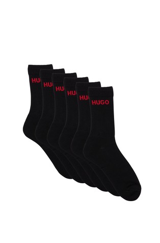 Paket od šest pari čarapa od mješavine pamuka s logotipom