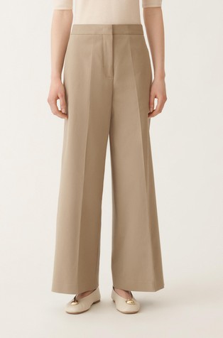 Relaxed fit hlače od rastezljivog pamuka