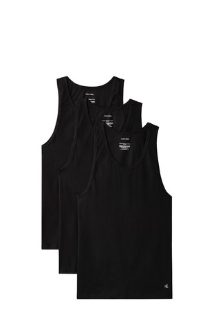 3 Pack Tank Tops - Cotton Stretch Blend
