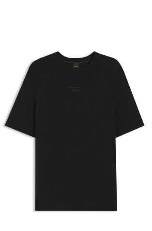 Porsche x BOSS pletena majica kratkih rukava s logotipom