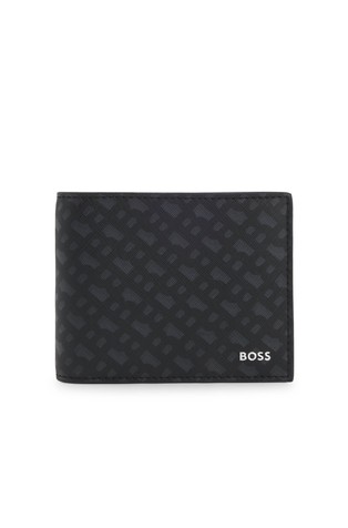 Kožni novčanik s uzorkom monograma