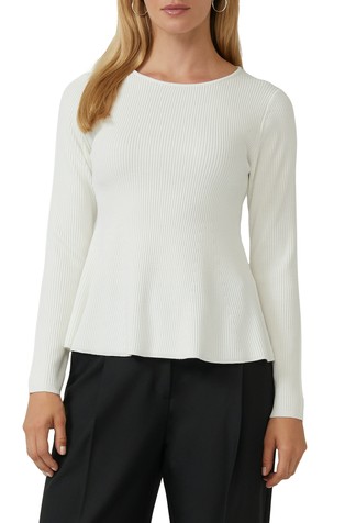 Pripijen pleten pulover sa zvonastim donjim rubom