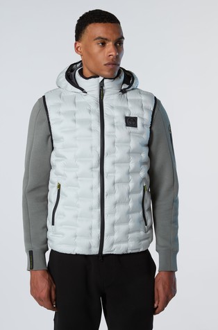 Prošiven prsluk s kapuljačom