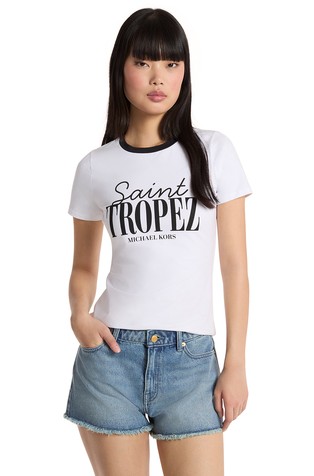 St. Tropez majica kratkih rukava od rastezljivog pamuka