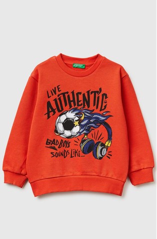 Oversized sweatshirt with print