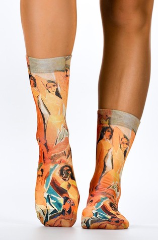 Picasso Girls of Avignon ženske čarape